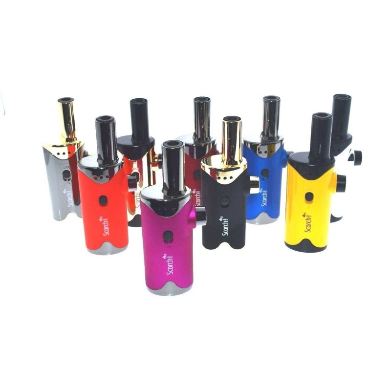 Scorch Torch Single Flame w/hold Button Easy Dial Torch Lighter