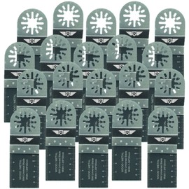 20 x TopsTools 35mm UN35B_20 Metal Cutting Blades Compatible with Bosch Fein (Non-StarLock) Makita Milwaukee Einhell Ergotools Hitachi Parkside Ryobi Worx Workzone Multitool Accessories