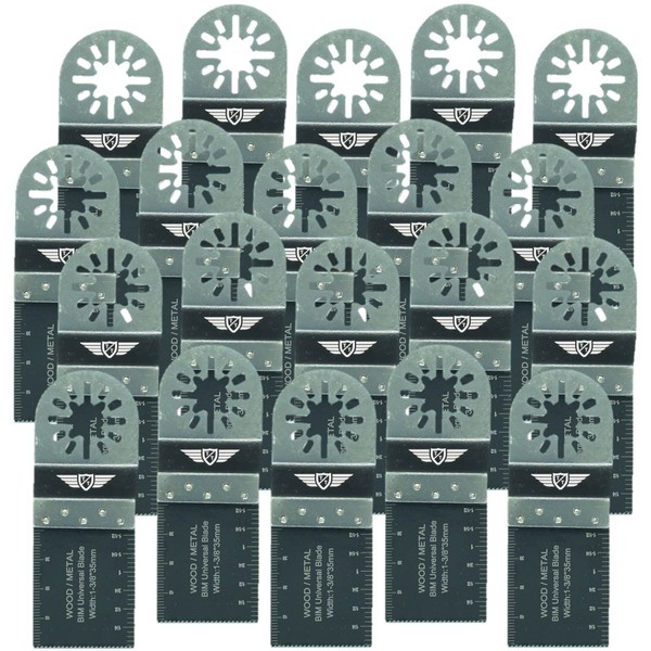 20 x TopsTools 35mm UN35B_20 Metal Cutting Blades Compatible with