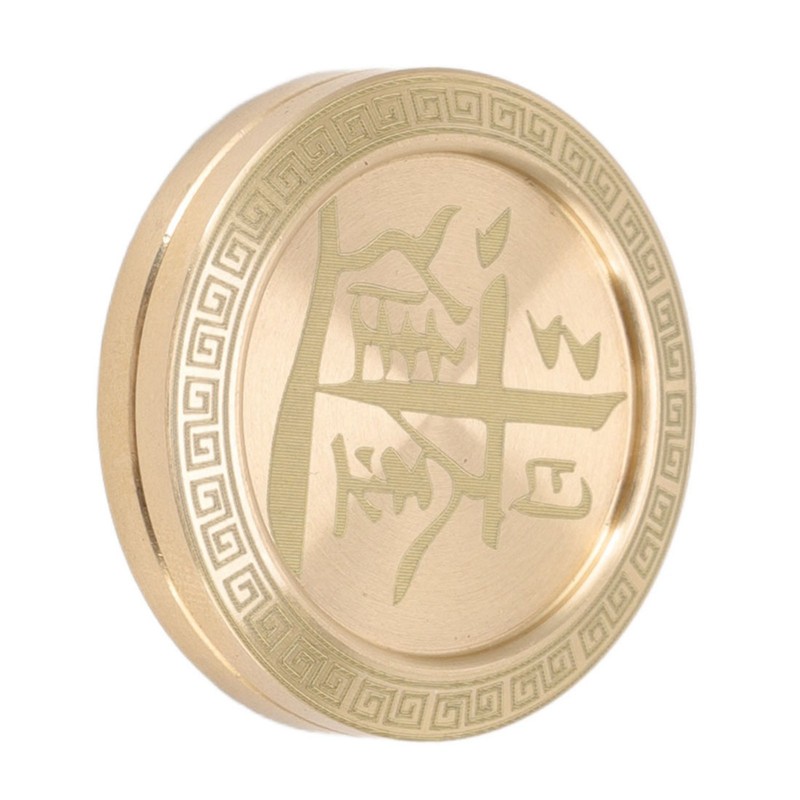 Magnetic Push Slider Stress Relief Round Portable EDC Push Slider