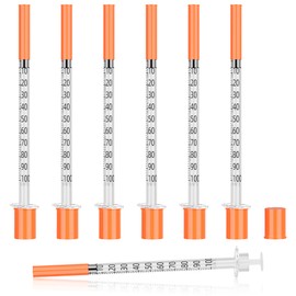 1cc Syringe 27G 1/2" 13mm, U-100 1ml Lab Syringes, Pack of 20