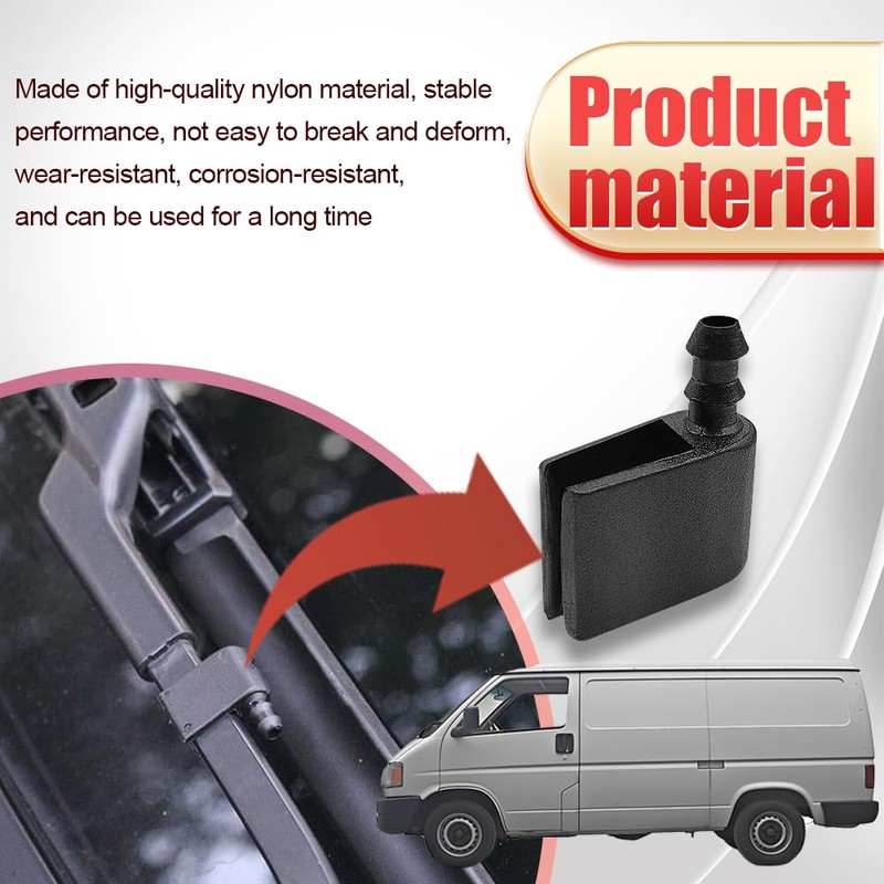HQRNYP 2PCS Windshield Washer Wiper Arm Nozzles, Windshield Washer Sprayer,