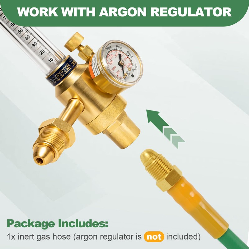78.7FT Argon Gas Hose, Inert Gas Welding Hoses for MIG/TIG