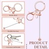 Sugiury 6 Pcs Beadable Keychain Bars Bulk for Beads DIY