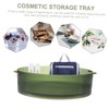 GLEAVI Rotating Makeup Organizer Tray Round Spice Rack Kitchen Organizer