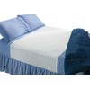 Cotton Waterproof Bed Protector/Pad with Tucks Washable Soaker Sheet, Single