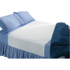 Cotton Waterproof Bed Protector/Pad with Tucks Washable Soaker Sheet, Single & Double 300 Washes 3/4 liter Absorbent Incontinence 90x90cm,85x135cm,75x90cm (90x90cm/Pair With Tucks)