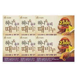 Happy Bath or more correctly, Happybas or Haebibas [해피바스]무궁화 허니율피 때비누 90g x6 Happy Bath Mugunghwa Honey Yulpi Soap 90g x6 [Single item/Unit price]