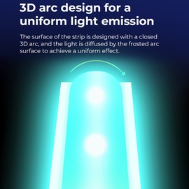 Creality Colorful DIY LED Strip 300cm Length with USB Easy to Power Supply Wireless Control Free to DIY for Room Home Decor Christmas Lights Party Decoration