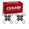 2 pc GMB Rear Shaft All Universal Joints compatible with