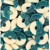 Blue Raspberry Flavored Gummy Rings -Fresh, Soft, and Chewy Sugar