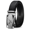 Itiezy Men’s Belt Automatic Ratchet, 35 mm Wide, Leather -