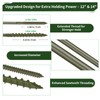 Timber Screws #14 x 2.5 inch, Heavy Duty Wood Screws