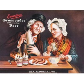 Grossvater Emmerling's Grossvader Beer, Johnstown, PA NEW Metal Sign: 12x16" Ships Free