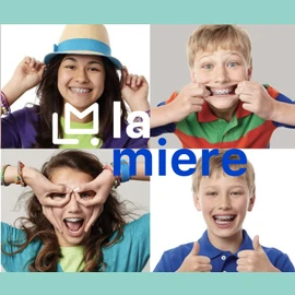 LA MIERE Non Latex 300 pcs 1/4inch (6.4mm) Medium (4.7oz) Intraoral Elastic Bands, Orthodontic Elastics Dental Rubber Bands Made in US (1/4inch 6.4mm, Medium 4.5oz)