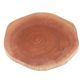 Captain Stag UP-2602 Wooden Tableware, Pot Mat, Wood Log Pot Mat, Wood Breath