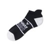 Callaway C24193102 Men's Ankle Socks, Antibacterial, Deodorizing, Line Logo Pattern,