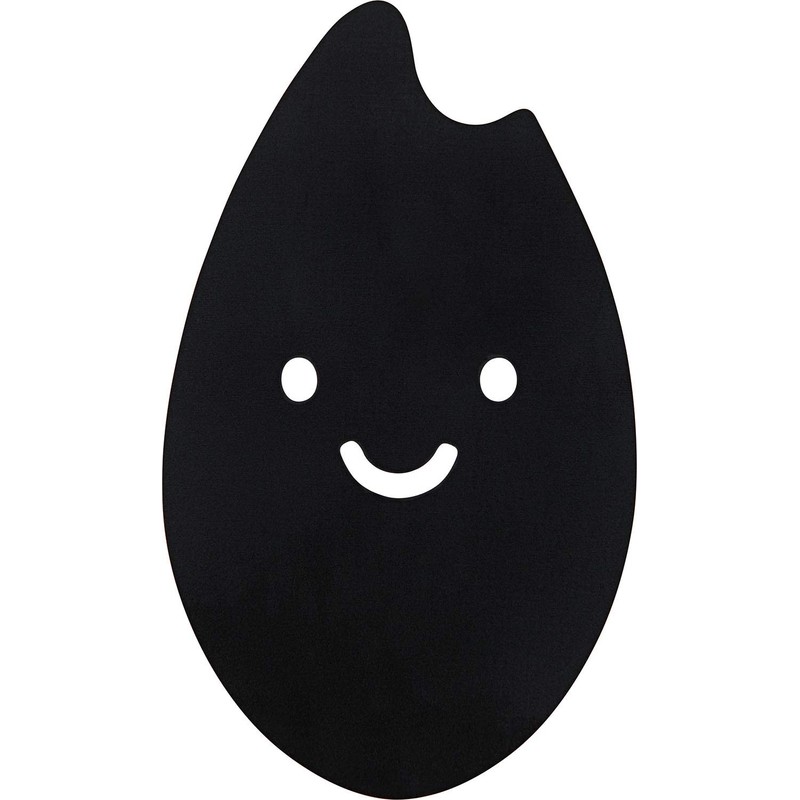 Cogit Plump Delicious Kometsu-chan Black 1.8 x 3.0 inches (4.5