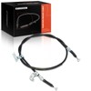 A-Premium Rear Driver Side Parking Brake Cable Assembly Compatible with