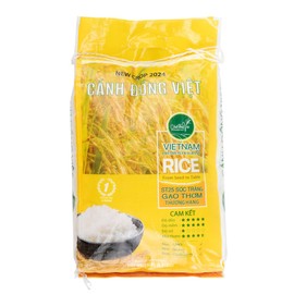 Vietnam Premium Fragrant Rice (ST25) - Canh Dong Viet ST25 Rice - Long, Grainy, with the Fragrance of Pandan Leaves, and Non-Bloating 15lbs