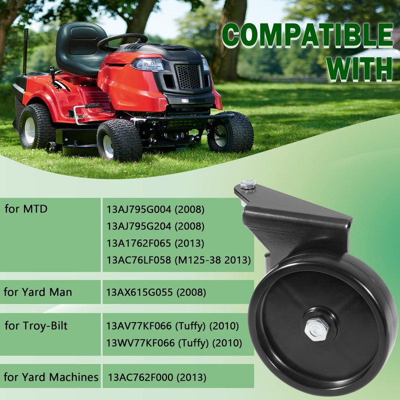 Bonbo OEM-190-183 Deck Wheel Kit Replacement for MTD Lawn Tractor