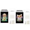 MaiYiYi 2 PCS Dog Notebook Diamond Painting Kit Cute Dog