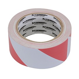 Fixman 188781 Hazard Tape 50 mm x 33m Red/White