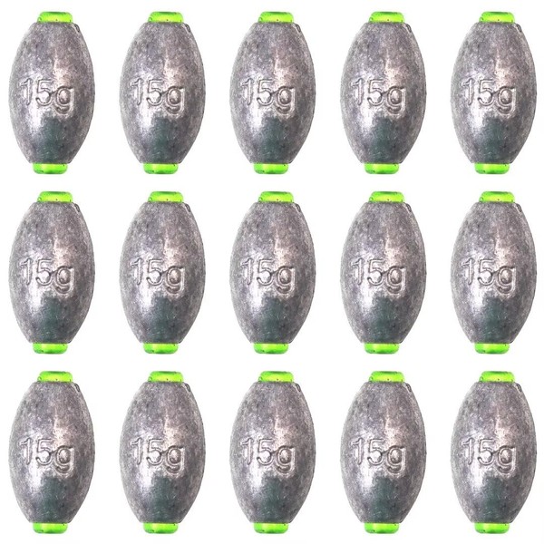 MAFIMOEA 10-25 pcs Egg Weights kit Split Shot Fishing Weights