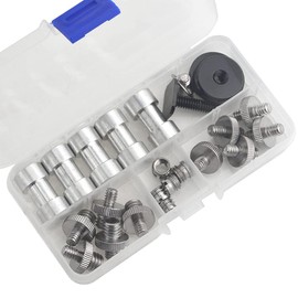XINMEIWEN 21Pack Camera Screw Adapter 1/4 to 1/4 Screw 1/4 to 3/8 Tripod Screw Adapter Hot Shoe Adapter for Camera Tripod Mono-pod Ball Head Flash Light