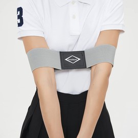 Scott Edward Pro Golf Swing Arm Band Training Aid Correct Training Swing Gesture Beginners Swing Alignment Practice Tool for Men Women Golf Beginners (Grey)