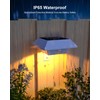 8 Pack Solar Powered Gutter Lights Outdoor Decorative Waterproof 12