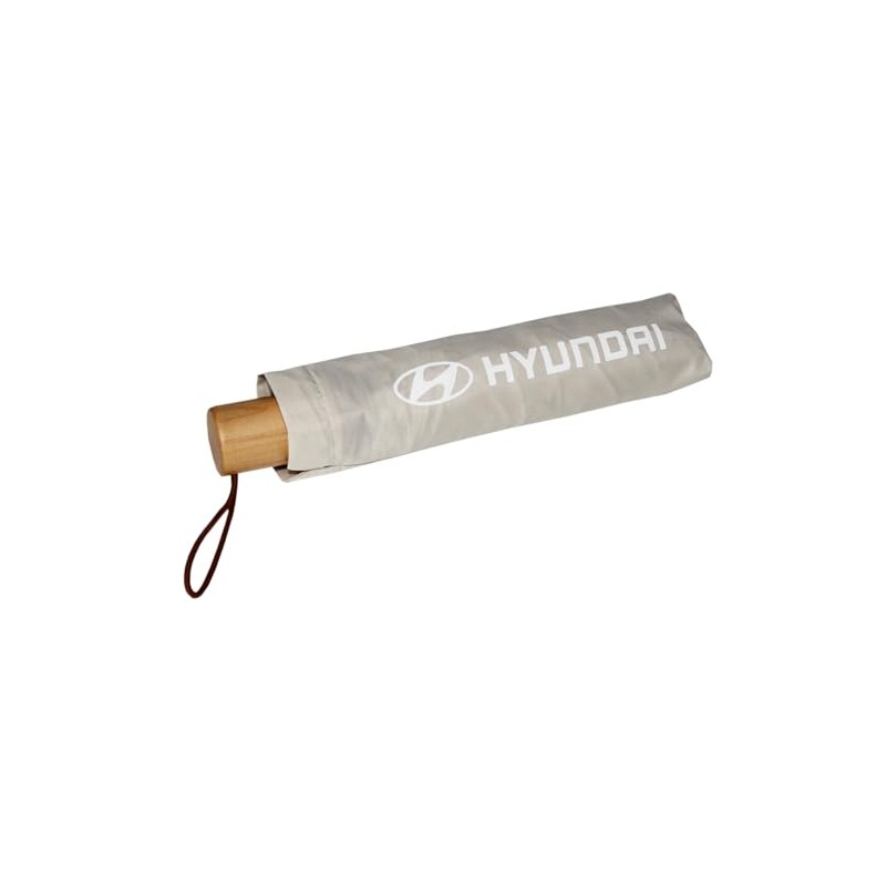 Hyundai HMD00574 Pocket Umbrella Umbrella Logo Lettering Beige