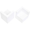 Pack of 4 Bed Riser Square Furniture Risers,Adds 2" Height
