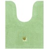 Senko 13964 Tiny Leaf Long Toilet Mat, Approx. 29.5 x