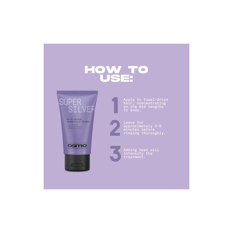 Osmo Super Silver Toning Mask 75ml | Nourish, Hydrate &