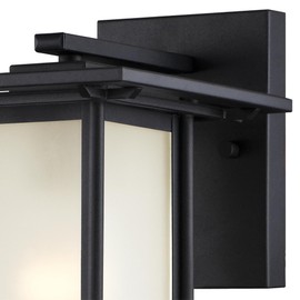 Westinghouse Lighting 6203800 Clarissa 1 Light Outdoor Wall Lantern, Textured Black