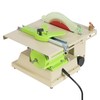 BANLICALI Mini Table Saw, 1380W Multi-Functional Tabletop Saw w/Cutting Blades,
