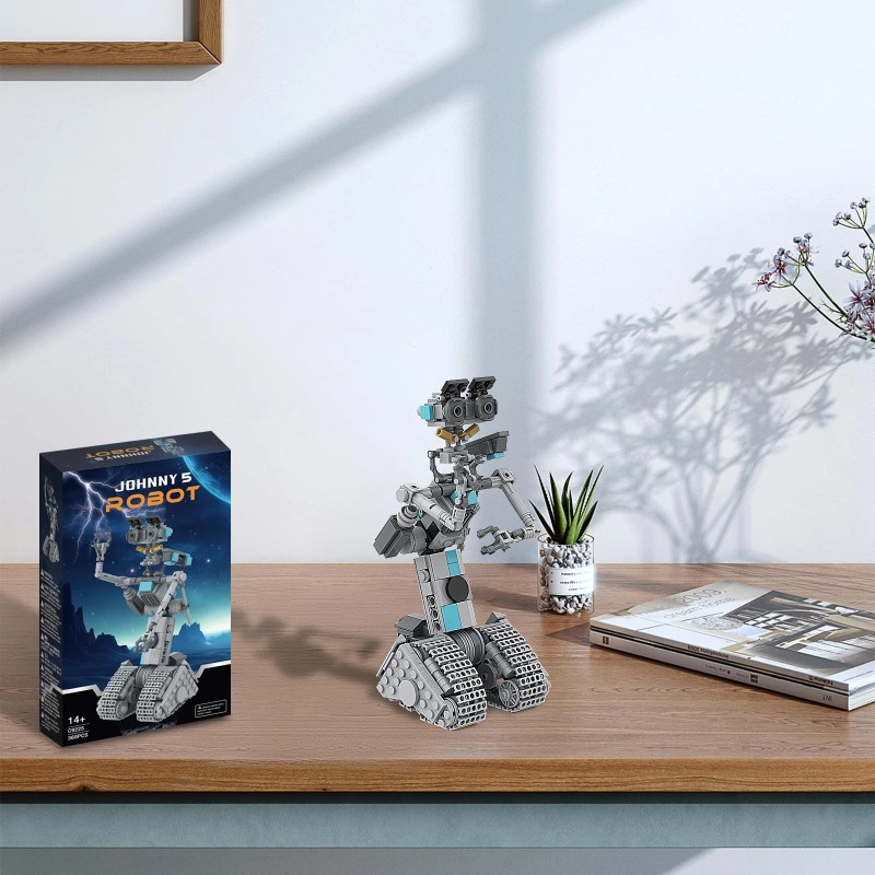 Nutain Johnny 5 Robot Building Toys,Movie Short Open Circuit Figures