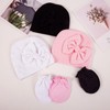 MKYSZLT 6 Pack Preemie Hats Mittens and Socks Set,Newborn Cotton