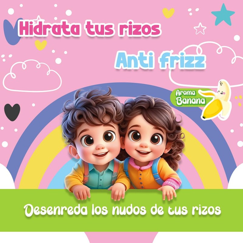 BLUMEN KIDS Loción Desenredante para Cabello Rizado y Ondulado 200