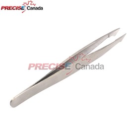 PRECISE CANADA: POINTED SLANT TWEEZER, STAINLESS STEEL