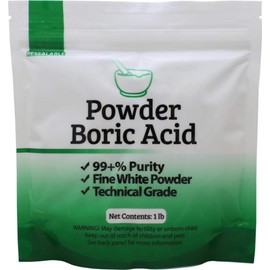 Duda Energy - borp1f borp1 Fine Powder Boric Acid H3BO3 99, 1 lb. (Packaging may vary)