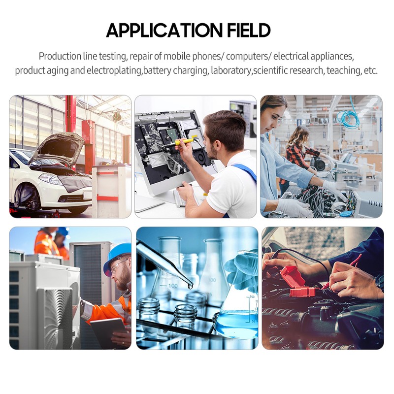 WANPTEK Bench DC Power Supply Variable 30V 10A Digital Display