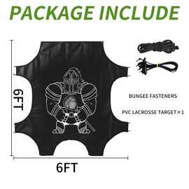 Lacrosse Goal Shooting Target 6’X 6’Lacrosse Net Targets Lacrosse Shooting Targets for Goal Lacrosse Goal Guard Corner Targets Training Equipment for Shooting Practice