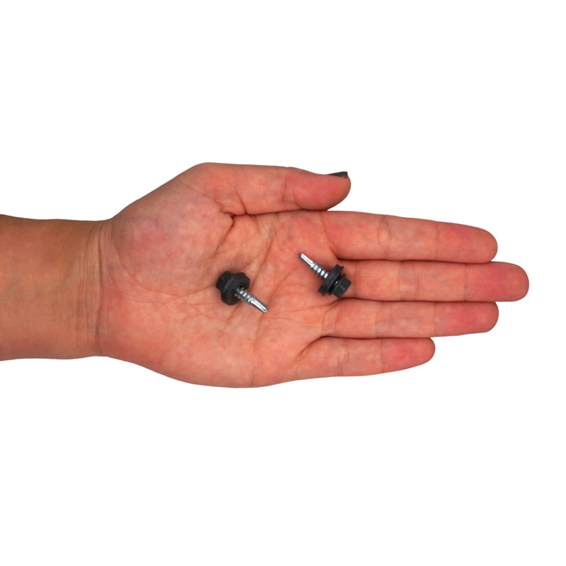 SKIR'CO (Pack of 50) Roofing Bolts, Hex Head 4.8 x