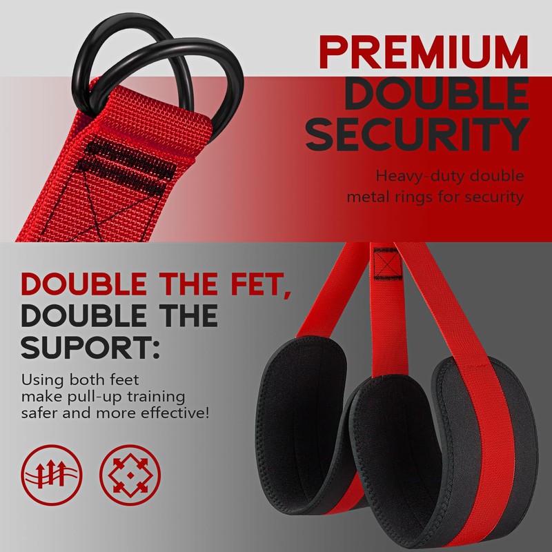 HOXWC Pull Up Assistance Bands, Heavy-Duty Pull Up Bands Set