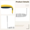 Potato Masher, Yellow Rubber Handle Food Masher, Stainless Steel Design,