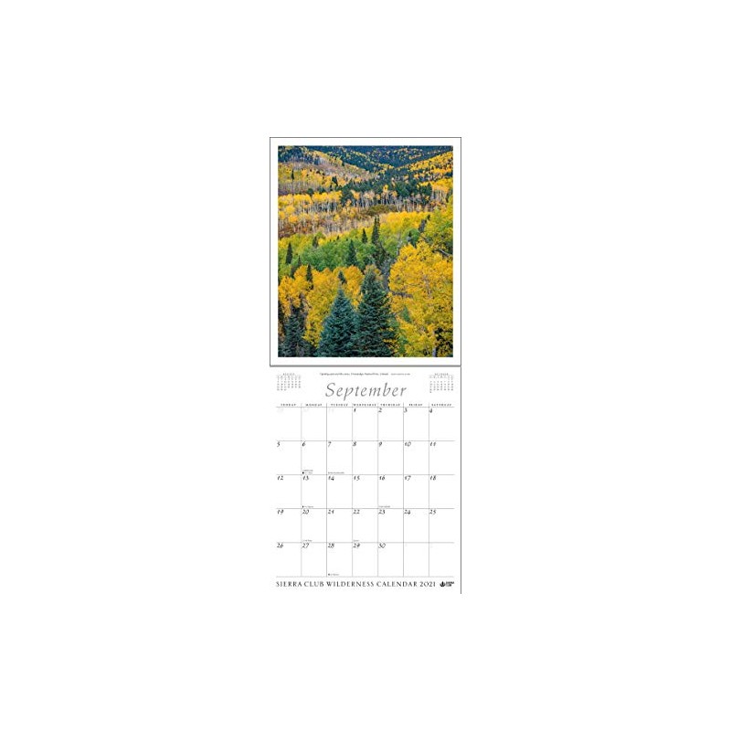 Sierra Club Wilderness 2021 Calendar