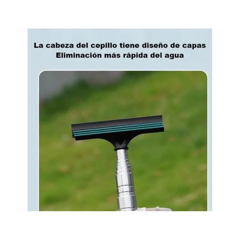 2 Pcs Acero Inoxidable Espejo Telescópico Limpiaparabrisas