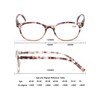 OLOMEE Reading Glasses Women Cute Small Round Readers +1.50 for